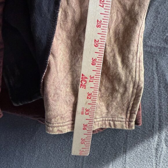 Avatar Boho Patchwork Zip Front Asymmetrical Jacket Women's Hippie Brown Black - Picture 9 of 12